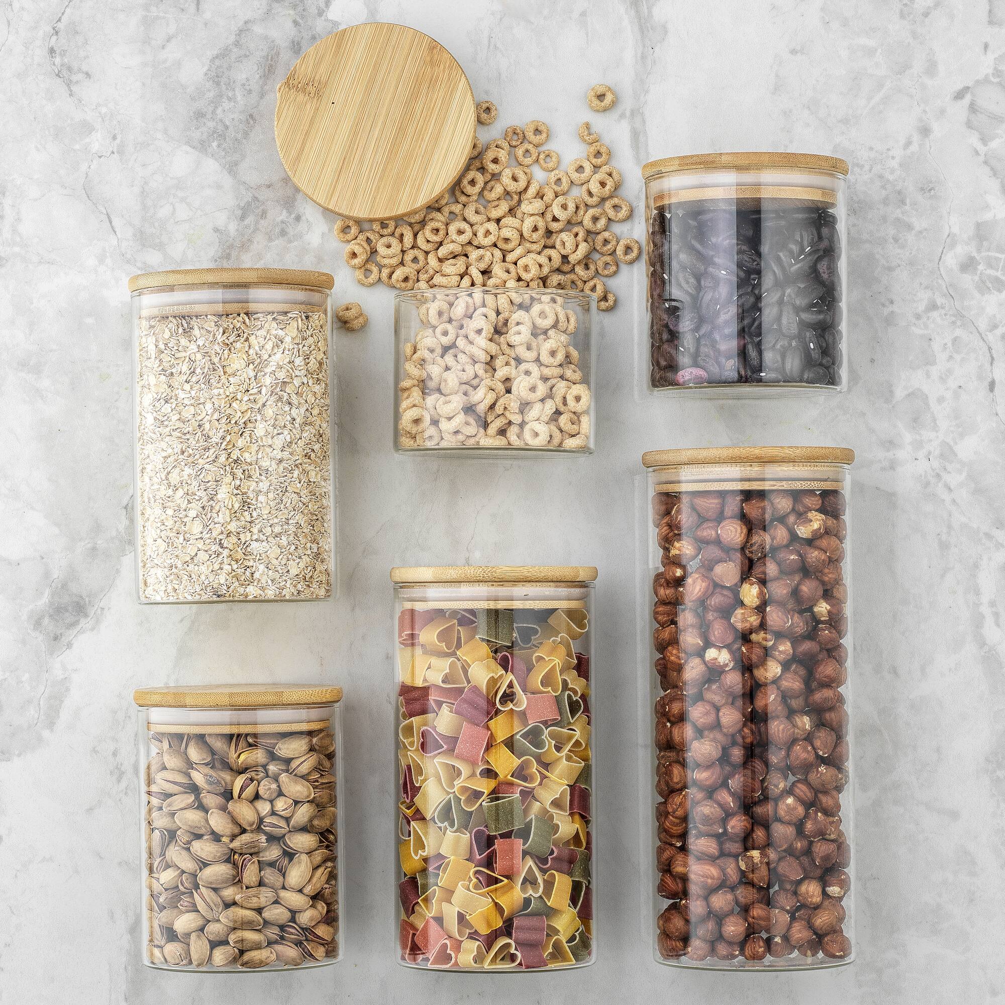 JoyJolt® Airtight Storage Jars with Clamp Lids Set